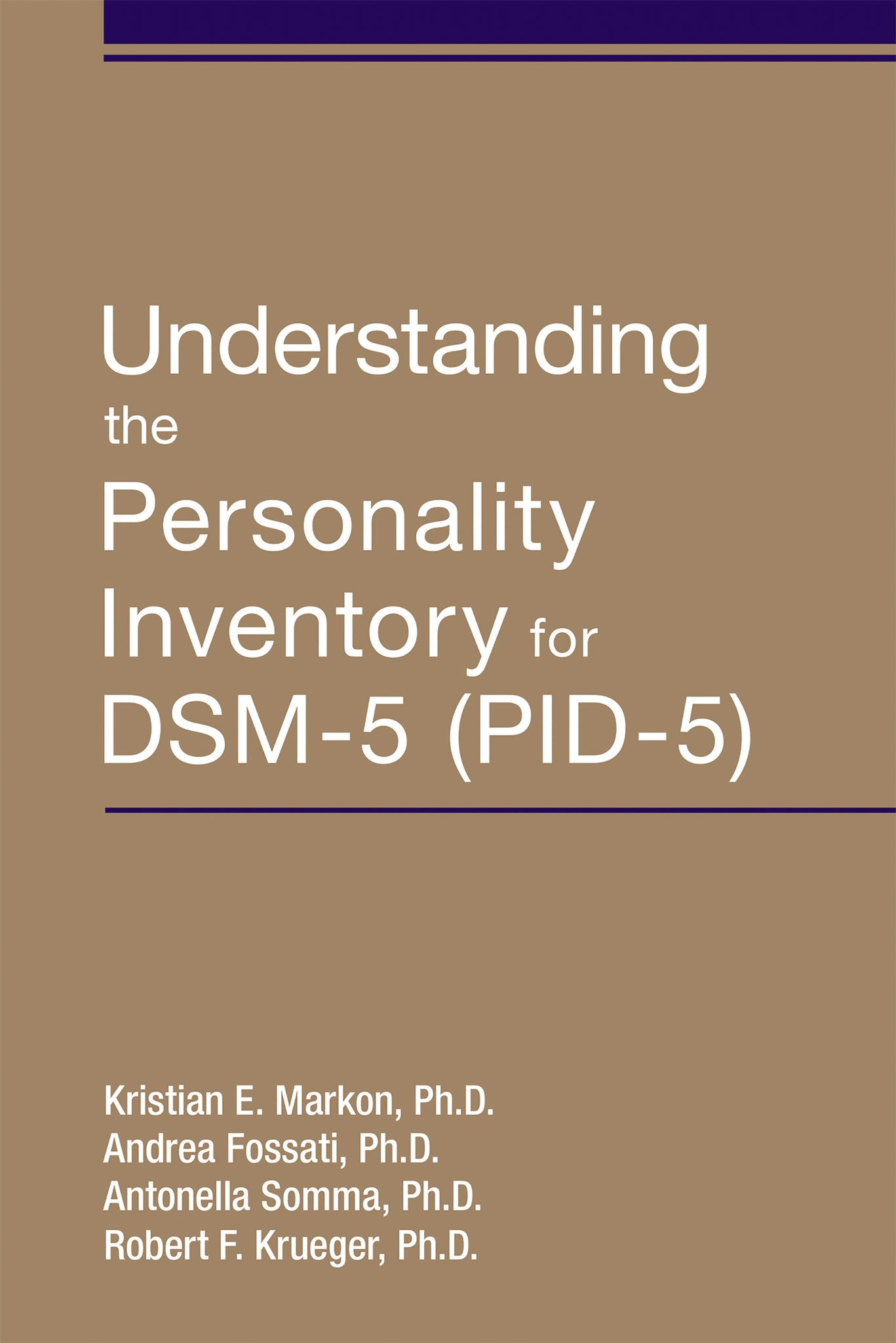 Cover image for Understanding the Personality Inventory for DSM-5 (PID-5) ISBN 9781615375110